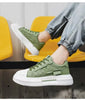 RetroCraft Men's Leather Platform Sneakers ATHLEXES