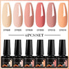 NailArt Pro 6pc UV Gel Polish Kit for Manicure ATHLEXES
