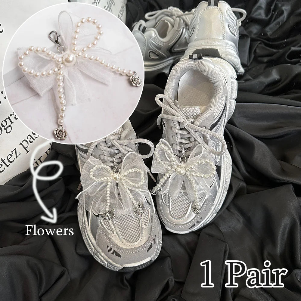 Chic Bowknot Clip Decoration for Shoes and Bags ATHLEXES