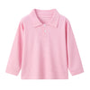 Stylish Kids' Solid Color Polo T-Shirt ATHLEXES