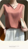 SilkBlend V-Neck Summer Blouse for Women ATHLEXES