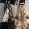Gothic Spider Web Silk Tights for Alternative Fashion Women ATHLEXES