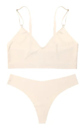 Hot Sale Seamless Bra And Briefs Set Breathable Ice Silk ATHLEXES