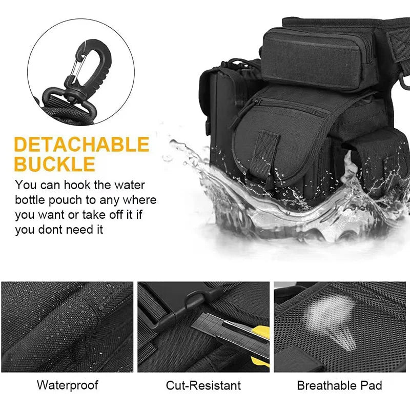Waterproof Tactical Leg Bag Pack for Men Outdoor Activities ATHLEXES
