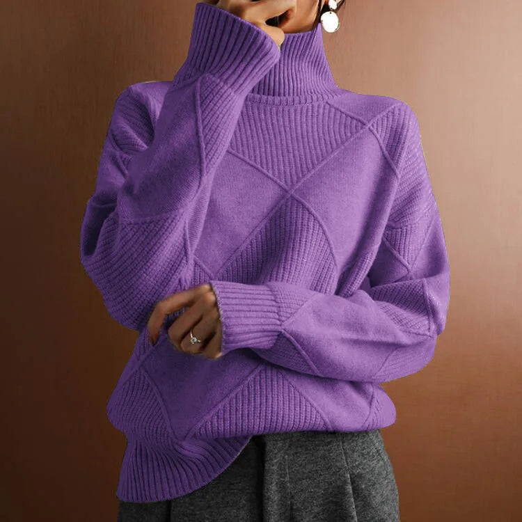 Women Loose Pullover Knitted Sweater ATHLEXES