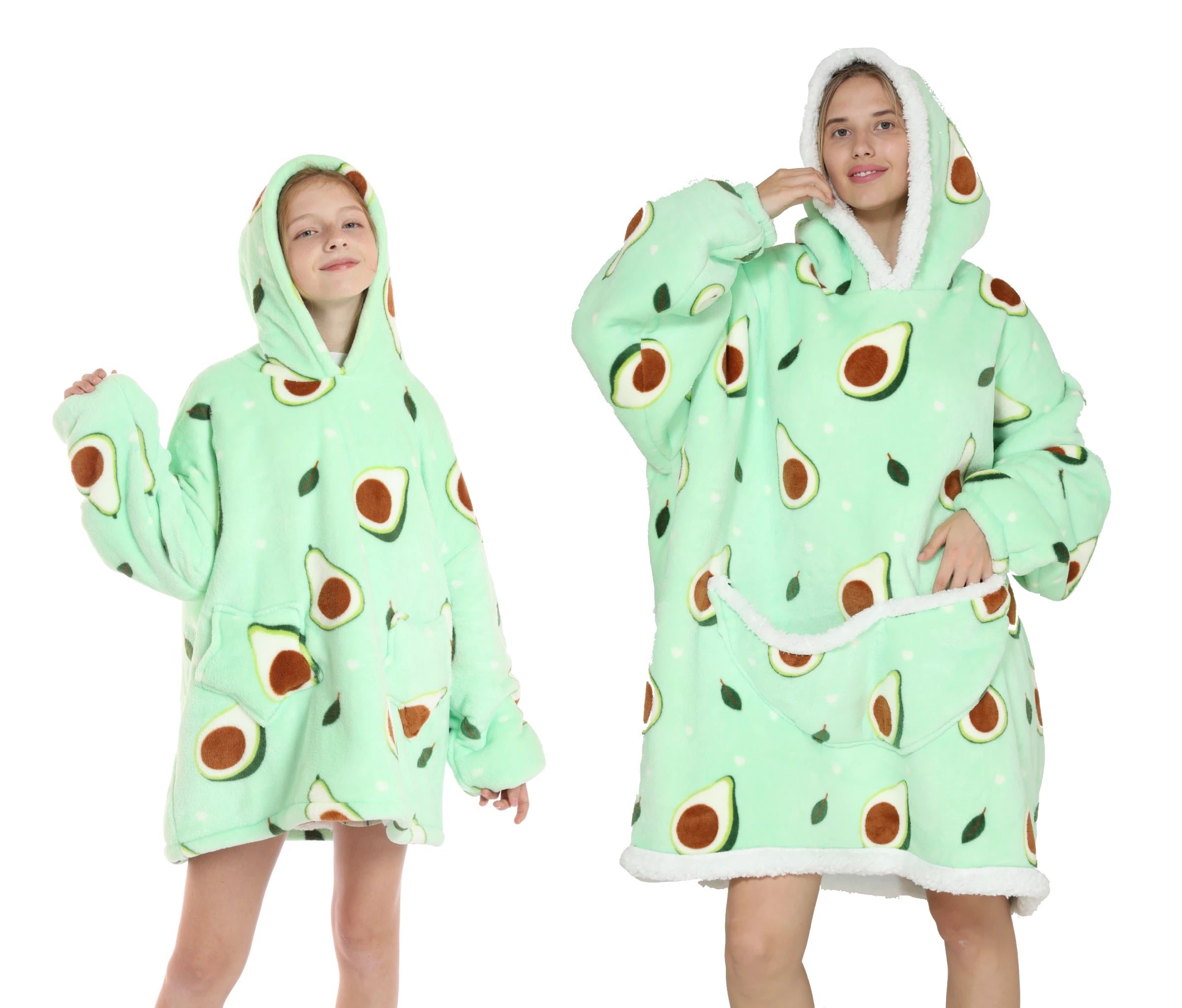 CozyNest Oversized Flannel Hoodie Blanket ATHLEXES