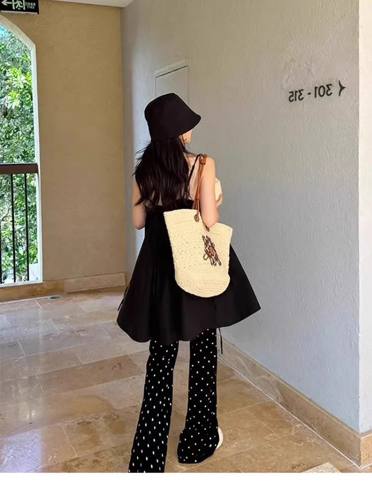 Chic Maternity Dots Slim Fit Trousers ATHLEXES