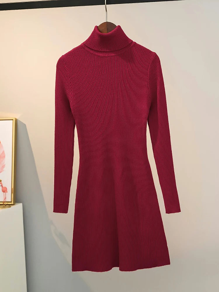 Vintage Knitted Bodycon Dress ATHLEXES