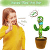 Cactus Groove Plush Toy with 120 Songs and Voice Repeat ATHLEXES