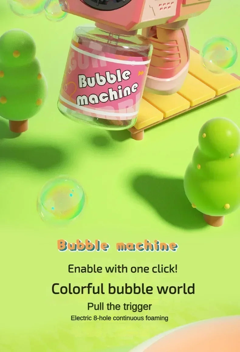 Fantasy Bubbles Electric Bubble Gun Toy ATHLEXES