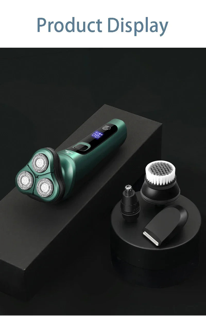 Precision Pro LCD Electric Shaver with USB Rechargeable ATHLEXES