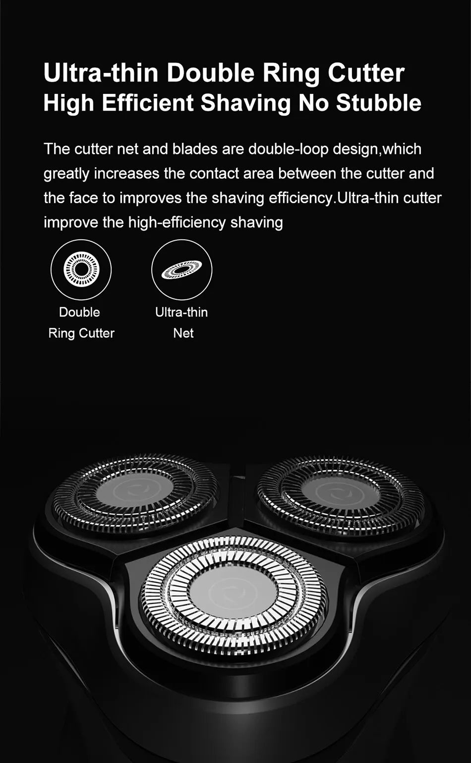Blackstone 3D Men's Rotary Shaver ATHLEXES