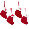 Festive Knitted Christmas Letter Stockings 2024 ATHLEXES