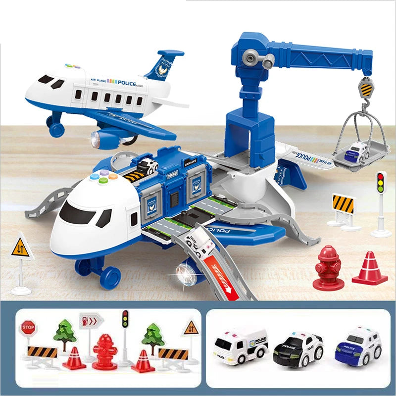 InertiaPlay Music Passenger Plane Toy for Kids ATHLEXES