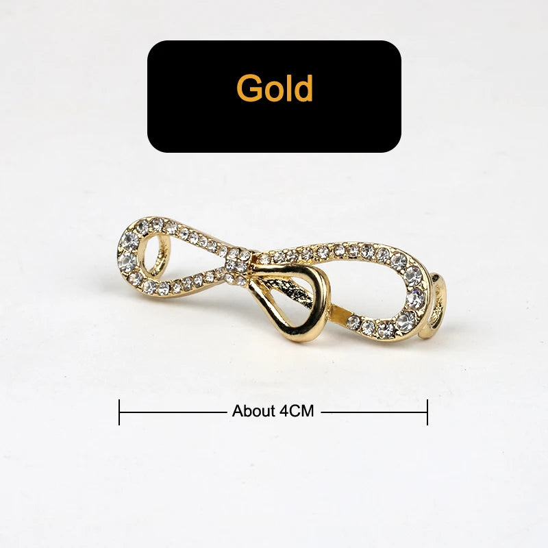 GlamLace Pearl Rhinestone Shoelace Buckle Charm Accessories ATHLEXES