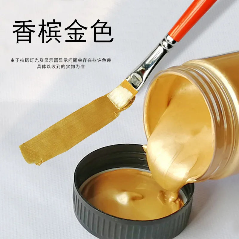Metallic Gold Acrylic Paint for DIY Projects ATHLEXES