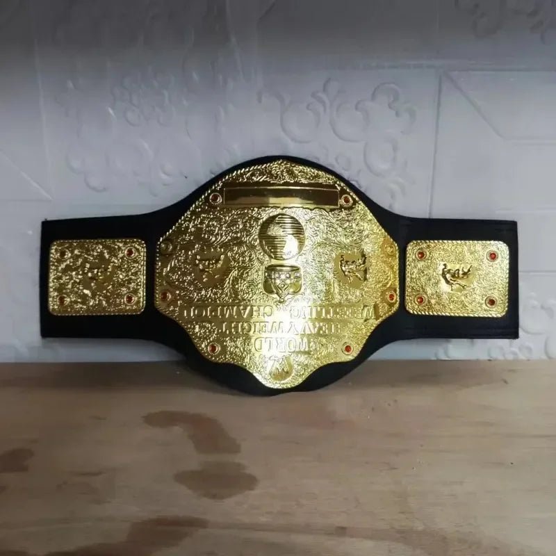 Gold Wrestling Champion Belt Figure Title Gladiators Waistband Waist Belt Figurine Scuplture House Decoration Desk Accessories ATHLEXES