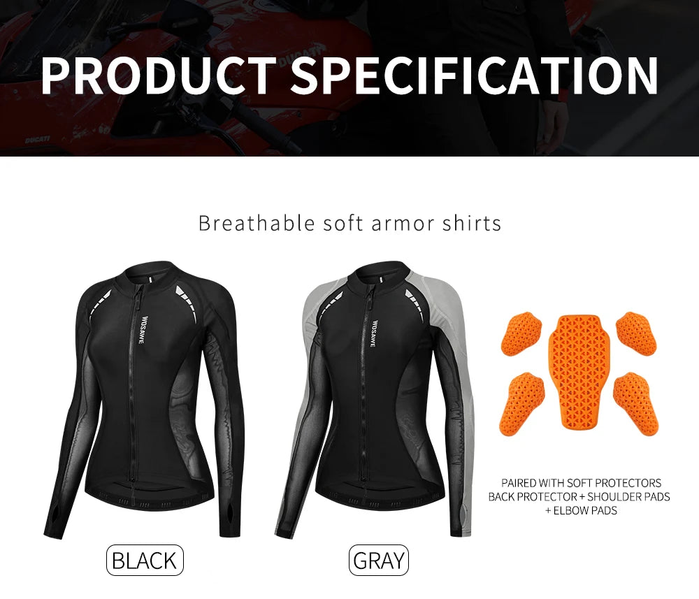 WOSAWE Women's CE Certified Motorcycle Jacket ATHLEXES