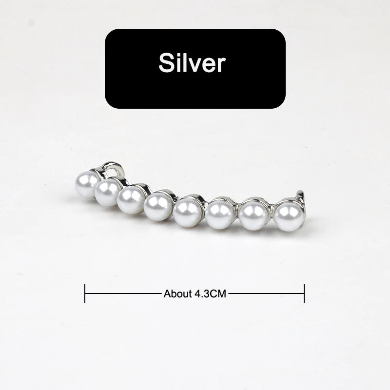 GlamLace Pearl Rhinestone Shoelace Buckle Charm Accessories ATHLEXES