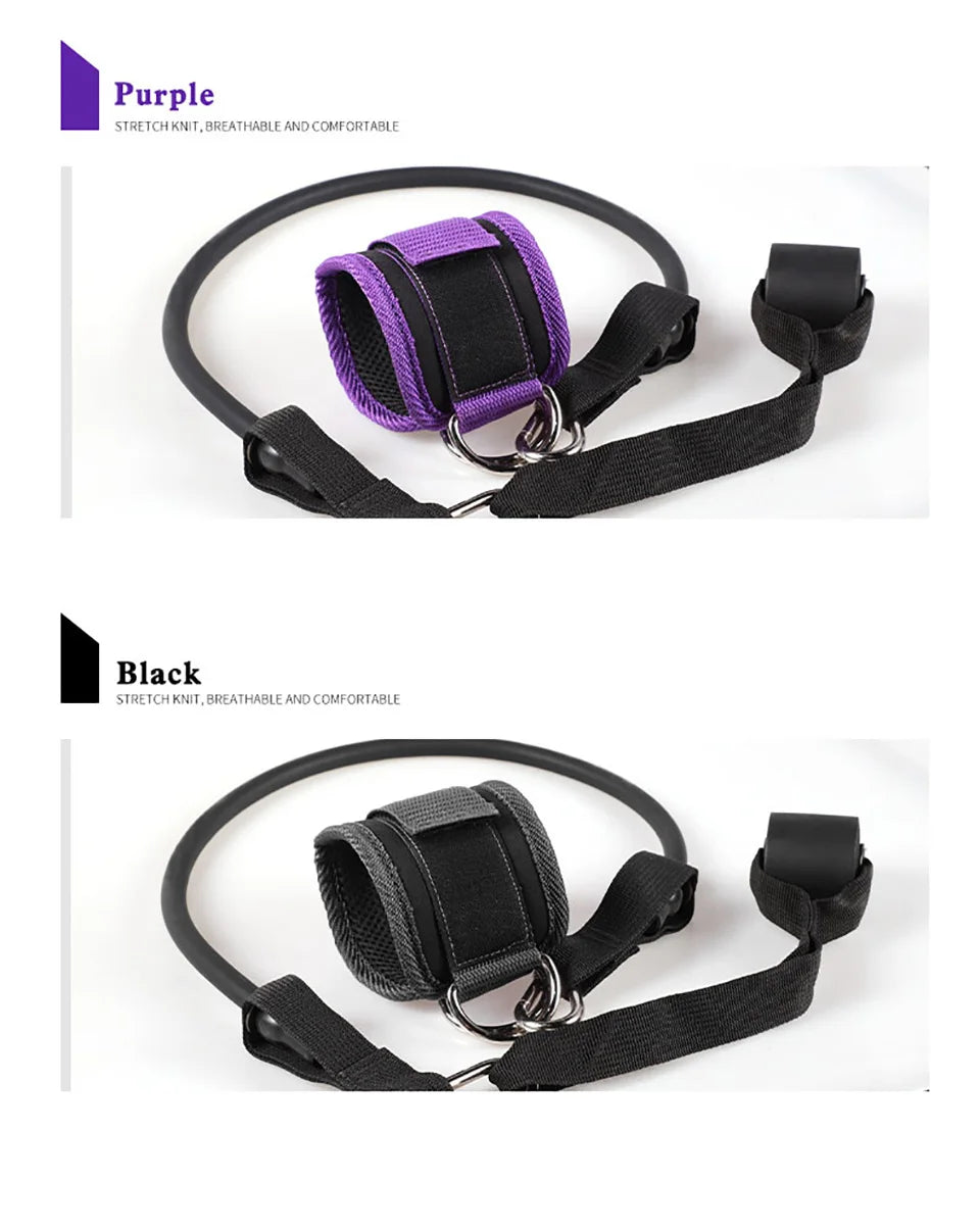 LOOGDEEL Ankle Cuffs for Resistance Band Training ATHLEXES