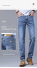 Light Blue Slim Fit Stretch Jeans for Men ATHLEXES