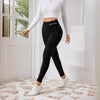 CozyChic Plush-Lined Winter Leggings with Embroidery ATHLEXES