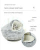 PurrNest Plush Cat Bed: Cozy 2-in-1 Winter Retreat ATHLEXES