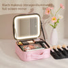 LuxeGlow LED Makeup Train Case ATHLEXES