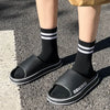 Feslishoet Luxe Letter Slides for All Seasons ATHLEXES