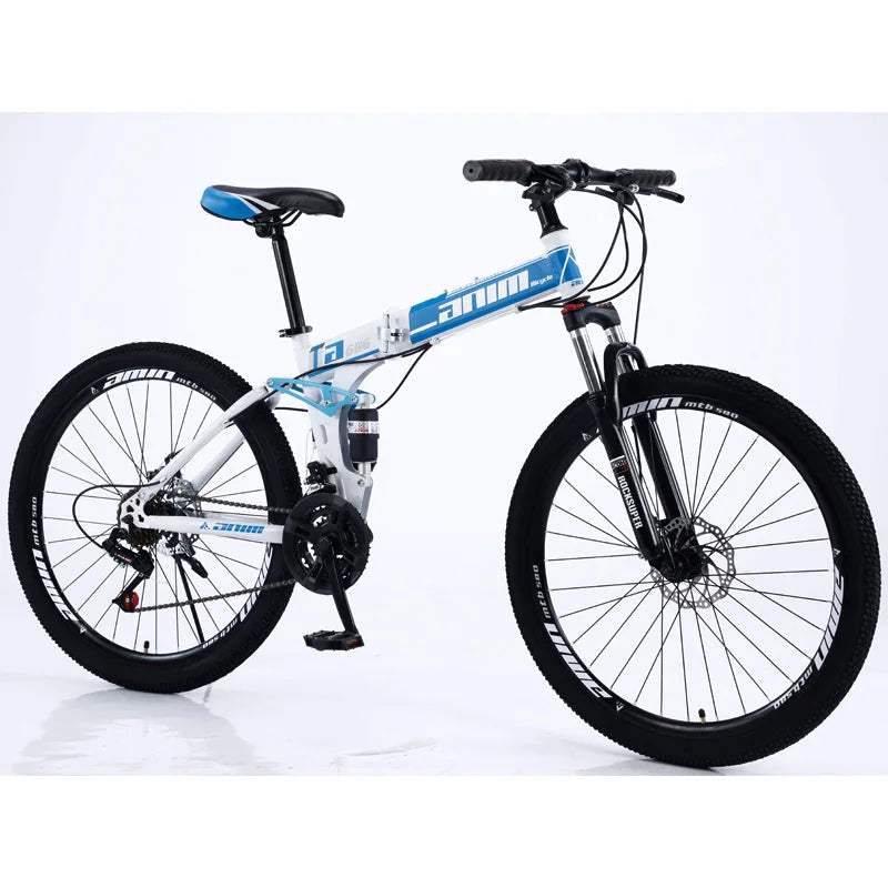 FJ Carbon Steel Shock Absorber Folding Mountain Bike ATHLEXES