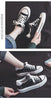 Classic Black Canvas Platform Sneakers for Women ATHLEXES