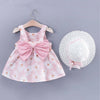 Daisy Charm Big Bow Beach Dress for Girls ATHLEXES