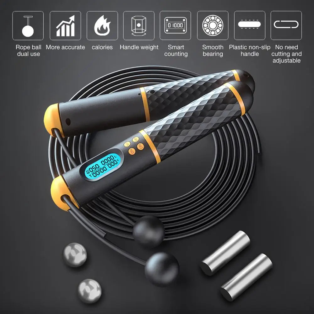 ProFit 2 In 1 Cordless Jump Rope With Ball & Counter ATHLEXES