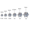 Classic Moissanite Diamond Stud Earrings ATHLEXES