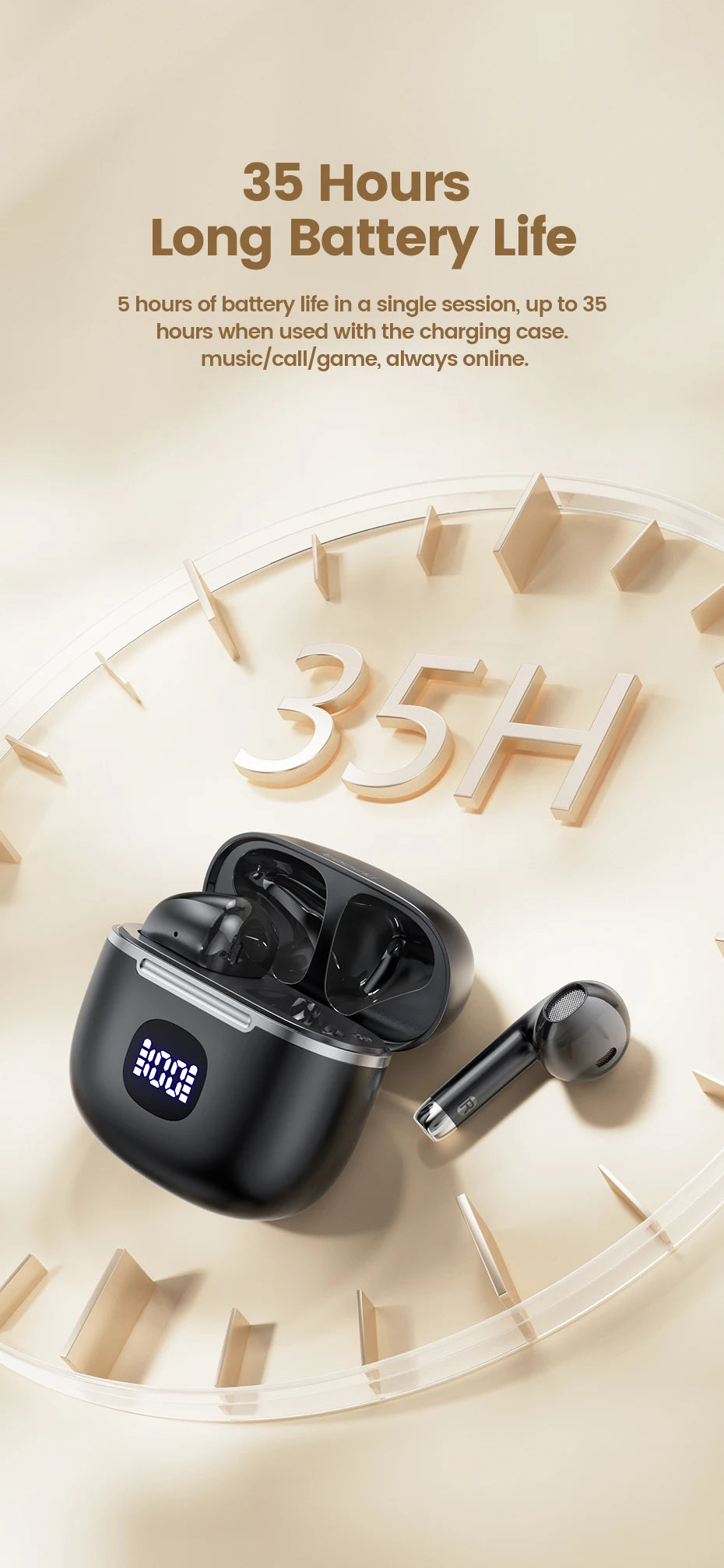 Toocki True Wireless Sports Earphones with Touch Control ATHLEXES