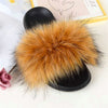 Luxury Faux Fur Slides for Women - Summer Comfort ATHLEXES