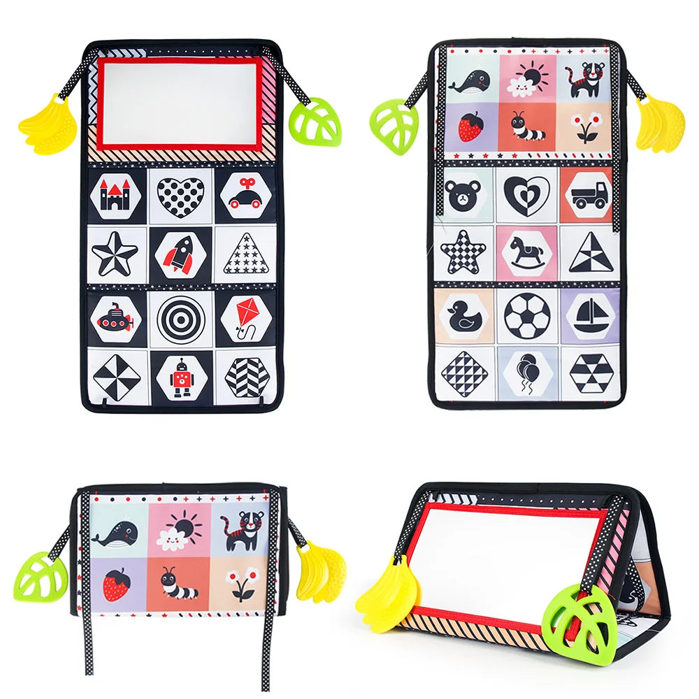 Interactive Baby Cloth Book with Mirror ATHLEXES