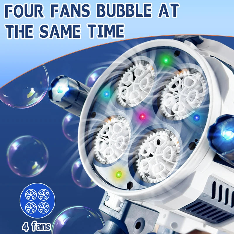 BubbleJoy Rechargeable Bubble Machine Gun ATHLEXES