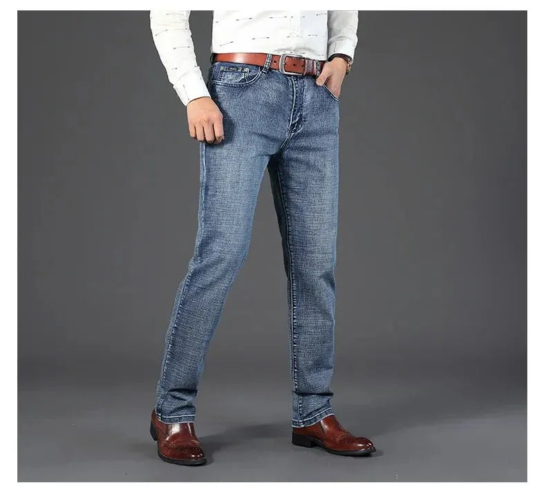 Wthinlee Men's Classic Stretch Denim Trousers ATHLEXES