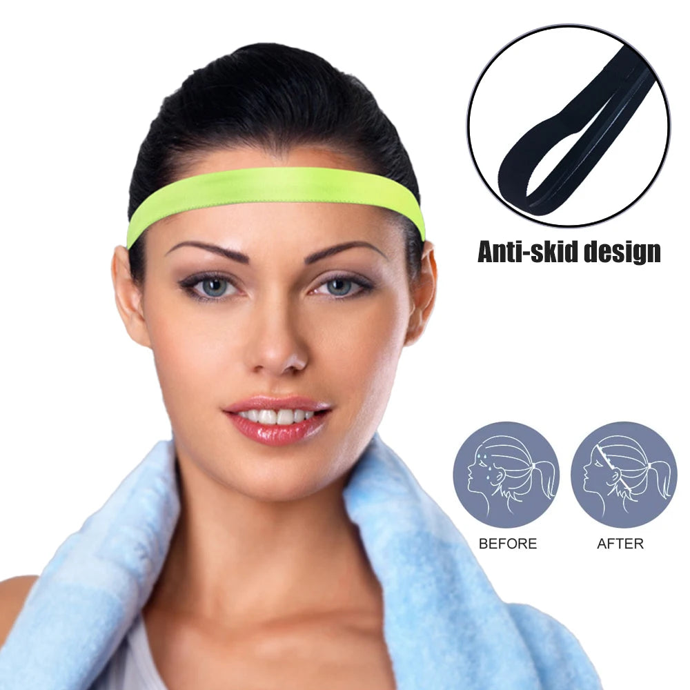 VibrantGrip Anti-Slip Sports Headbands for All Activities ATHLEXES