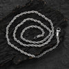 Twisted Stainless Steel Rope Necklace for All ATHLEXES