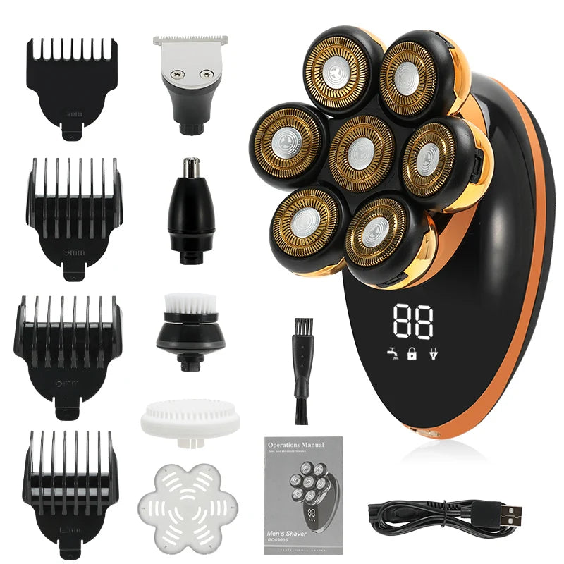 Men's 7D Luxe Electric Shaver & Grooming Kit ATHLEXES