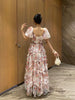 Chic Floral Patchwork Mesh Dress for Women ATHLEXES
