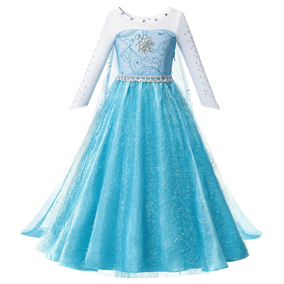 Frozen Princess Elsa Anna Dress for Girls Ages 2-10 ATHLEXES