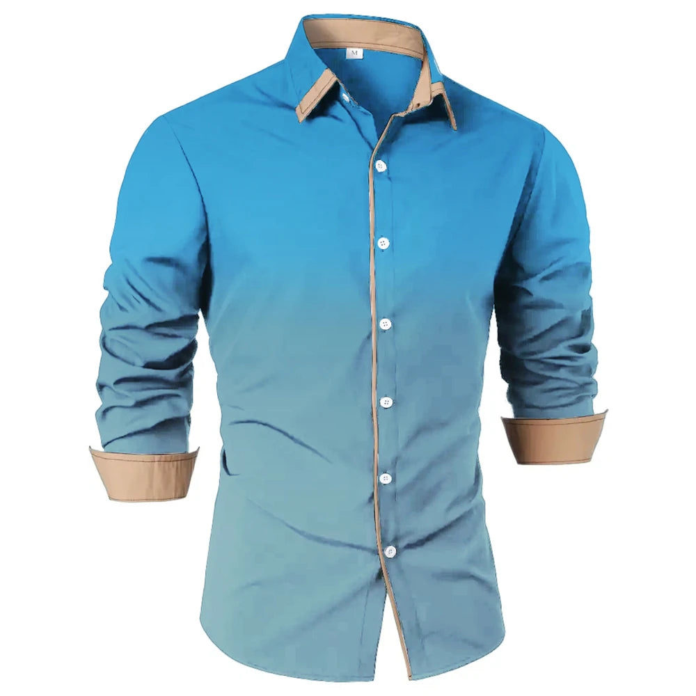 Gradient Comfort Casual Shirt for Men ATHLEXES