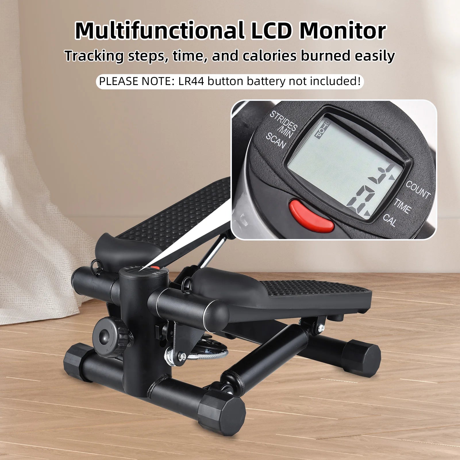 HomeFit Air Stepper with LCD Display ATHLEXES