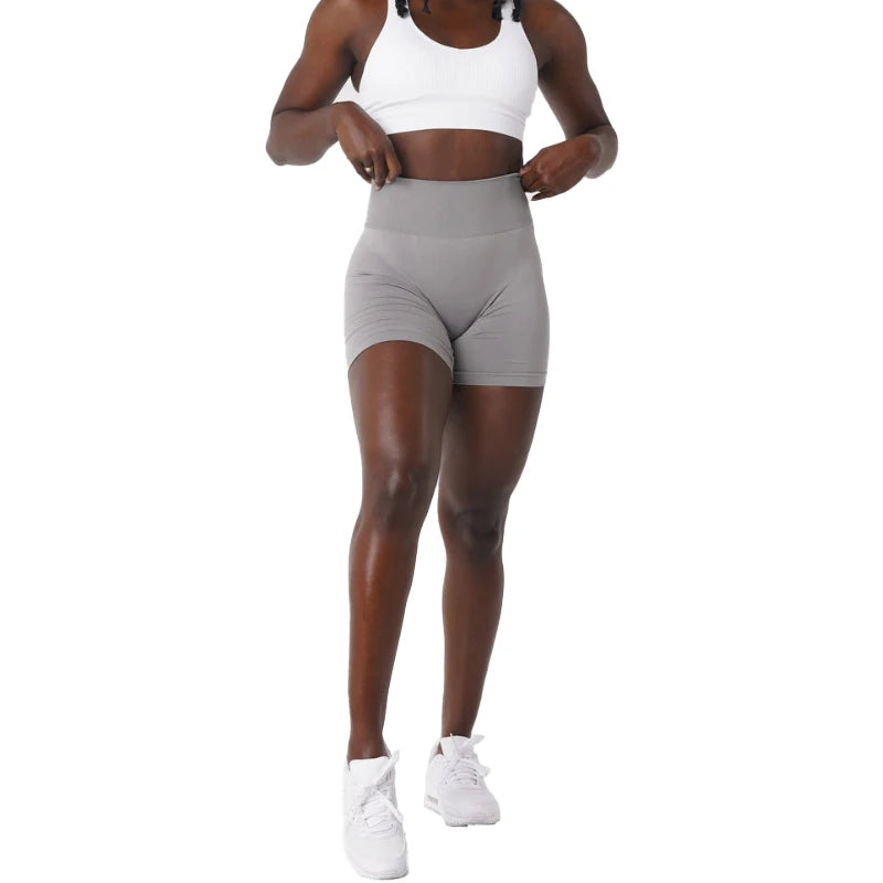 TKITK Seamless Soft Spandex Workout Shorts ATHLEXES