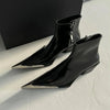 Chic Metal Pointed Ankle Boots for Women 2024 ATHLEXES