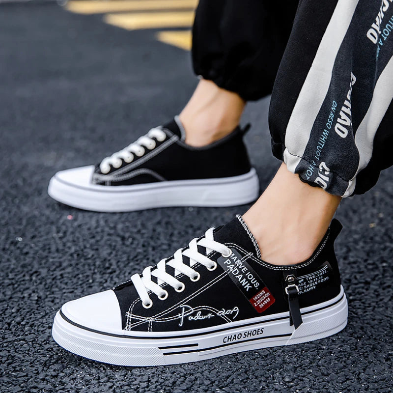 BreezeStep Canvas Sneakers for Men - Summer Comfort ATHLEXES