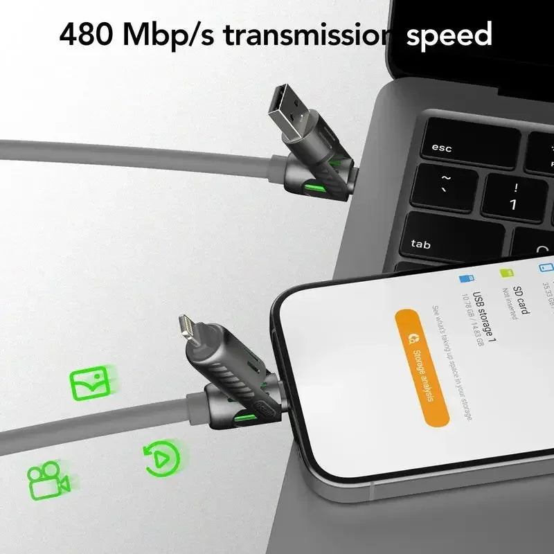 MaxCharge 4-in-1 Fast Charging Cable ATHLEXES